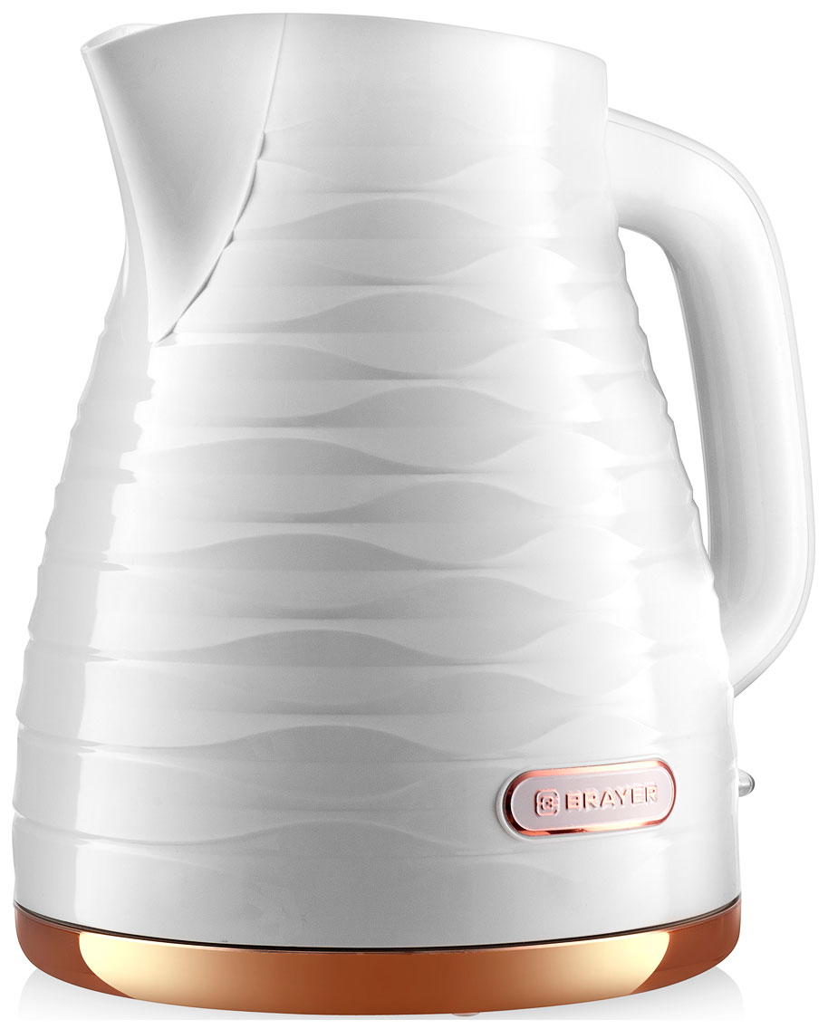 Изображение товара Электрический чайник Brayer BR1057WH белый 1.7 л мощность 2.2 кВт
