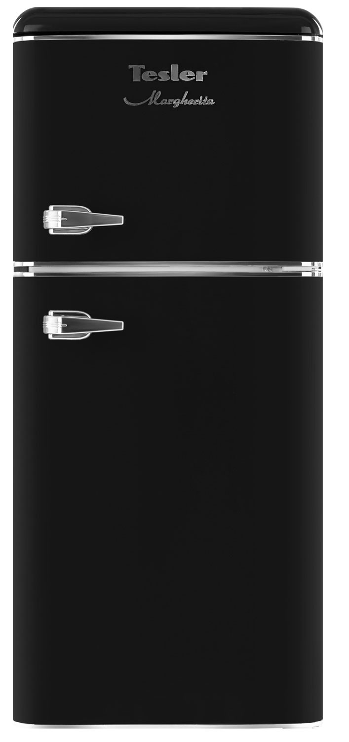 Изображение товара Двухкамерный холодильник Tesler RT-132 BLACK 128 л механическое управление