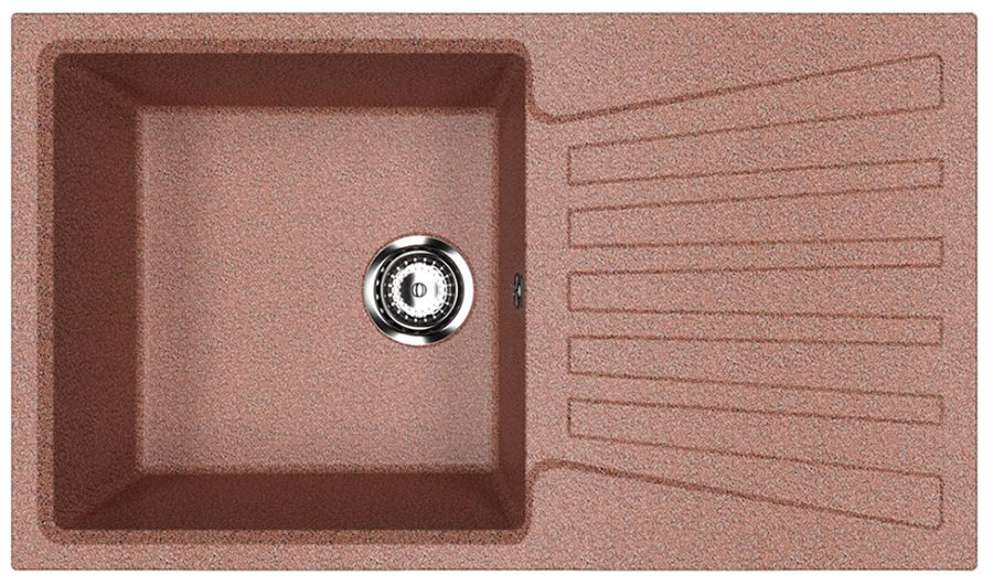 

Кухонная мойка Ulgran U-703/терракот (U-703-307), Терракотовый