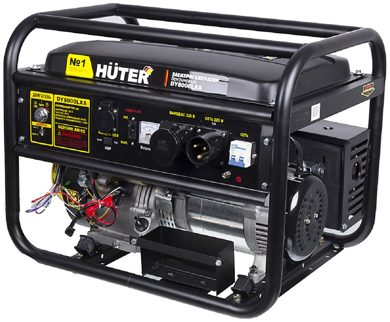 Электрический генератор и электростанция Huter DY8000LXA цена и фото