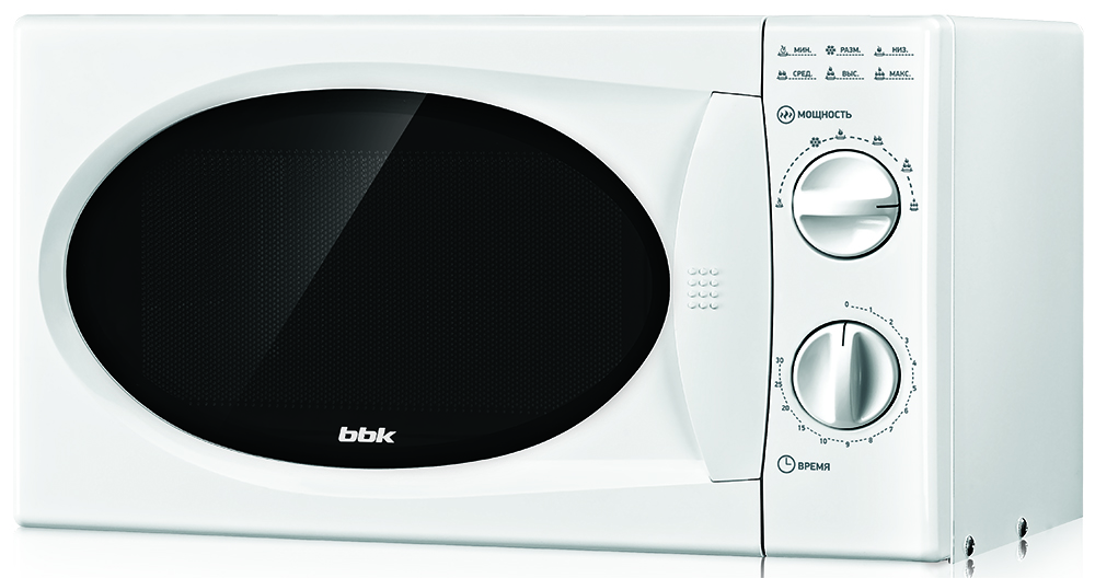 Изображение товара Микроволновая печь BBK 20 MWS-715 M/W белая 20 л, 700 Вт