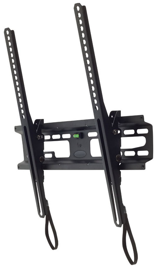 Изображение товара Кронштейн для телевизора Kromax FLAT-4 black наклонное настенное крепление 22-65 дюймов