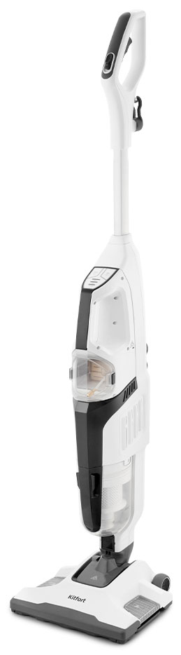 

Вертикальный паровой пылесос «2 в 1» Kitfort KT-556, Белый/синий