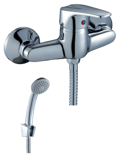 Изображение товара Смеситель для ванной Rossinka D40-41 с керамическим картриджем и душевой лейкой