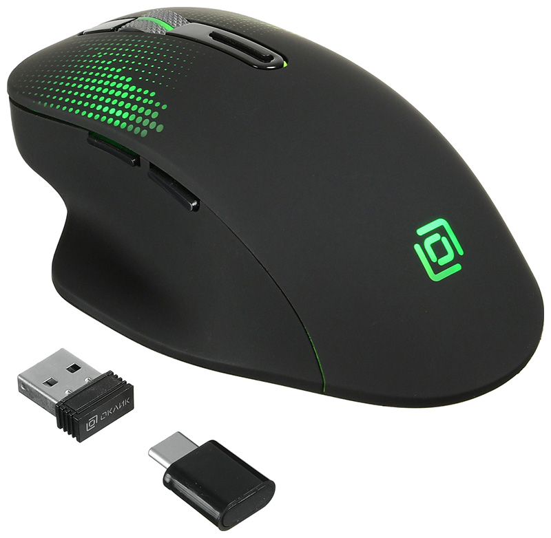 Изображение товара Беспроводная мышь Oklick 636LWC черный