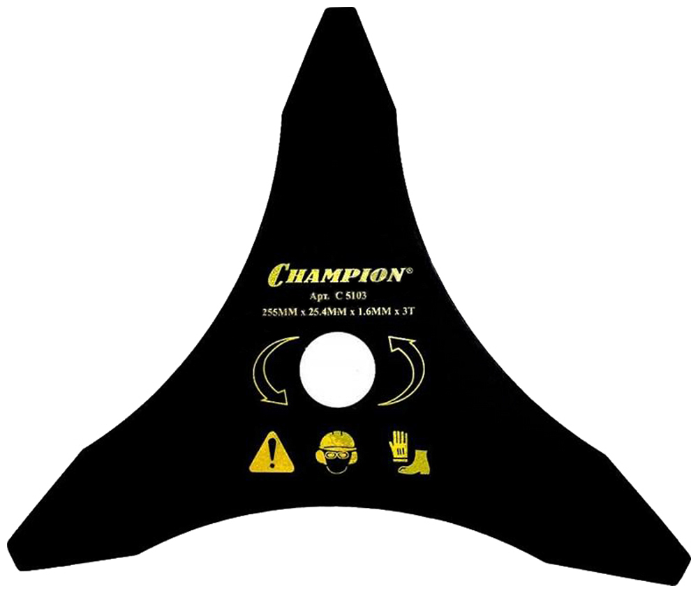 Изображение товара Нож Champion 3/255/25,4 для мотокос (жесткая трава) Изображение товара Нож Champion 3/255/25,4 для мотокос (жесткая трава)