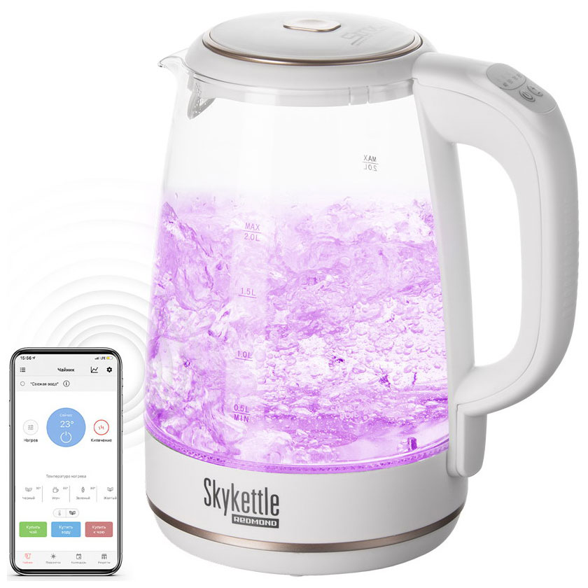 Умный чайник-светильник Редмонд SkyKettle RK-G203S Умный чайник-светильник Редмонд SkyKettle RK-G203S