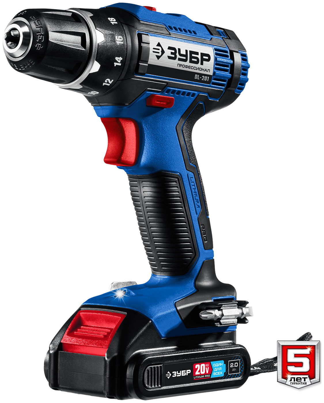 

Дрель-шуруповерт Зубр 20 В, 2 АКБ (2 Ач), в кейсе, серия "ПРОФЕССИОНАЛ" (DL-201-22)