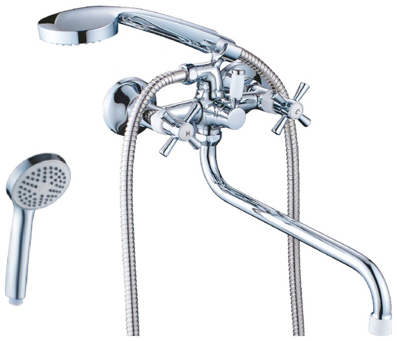 

Смеситель для ванны Cron CN142/белый, (CN22142-8), Хром/белый