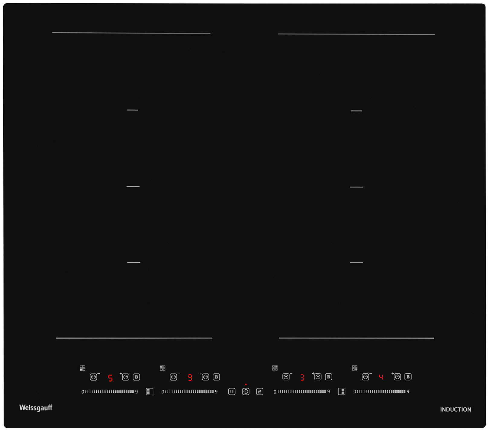 

Электрическая варочная панель Weissgauff HI 649 Dual Flex Premium, Черный