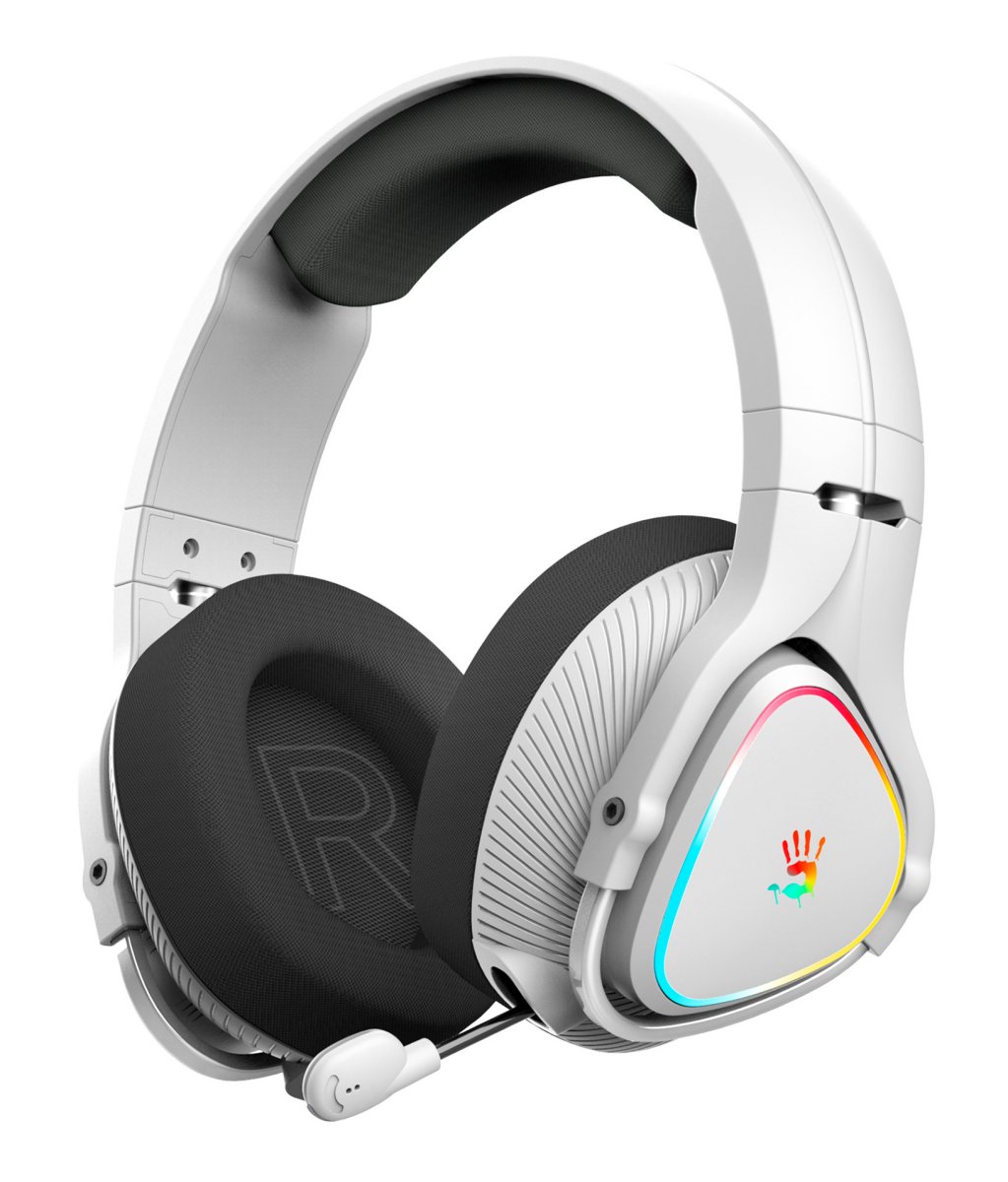 Изображение товара Наушники с микрофоном A4Tech Bloody MR710 серый 1.5м мониторные BT/Radio оголовье (MR710 GREY)