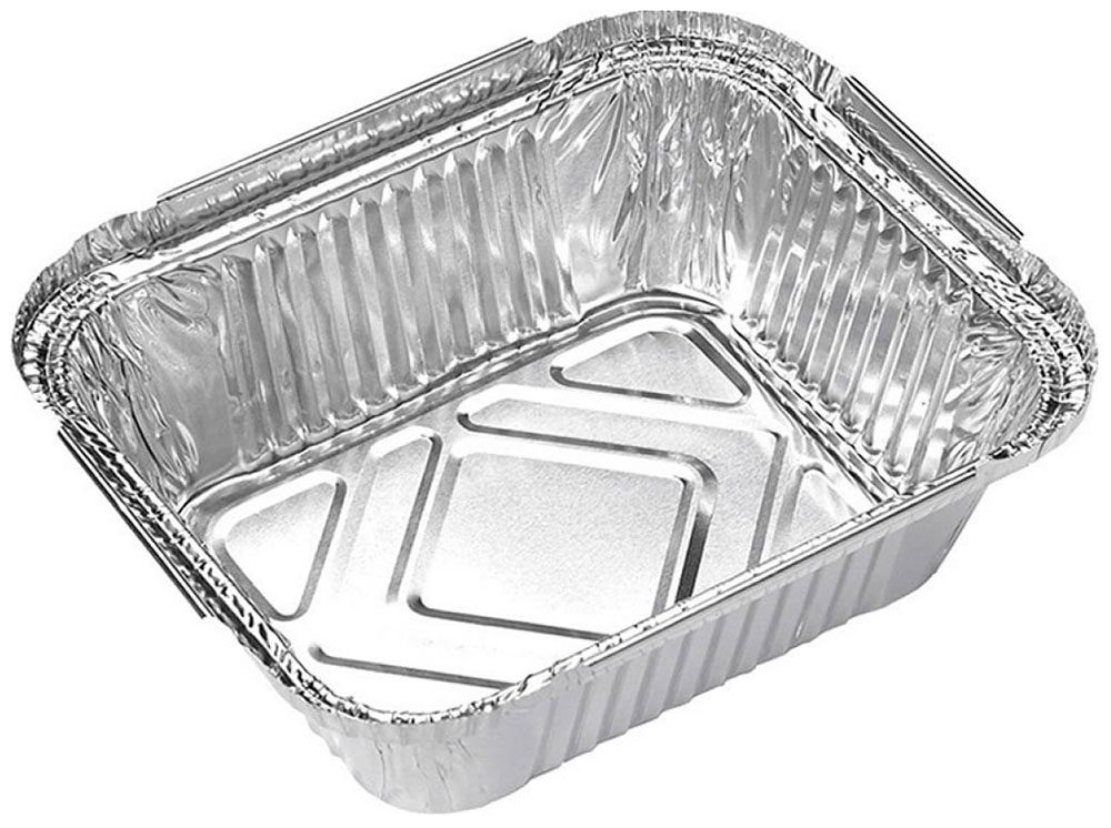 

Форма для выпечки одноразовая Mallony LAMINA, алюминиевая фольга, прямоугольная, 15х12х4.7 см (006049), Серебристый