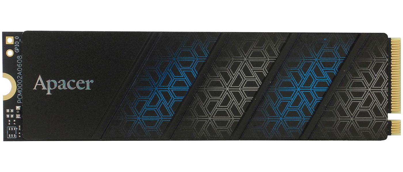 Изображение товара SSD накопитель Apacer AS2280P4 M.2 256 Гб PCIe 3D NAND радиатор