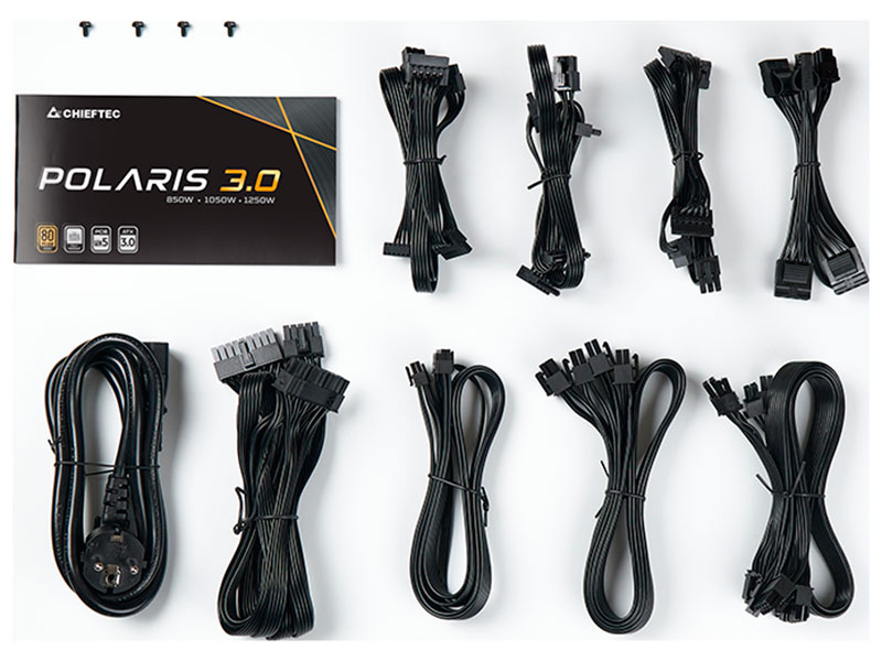 Изображение товара Блок питания Chieftec Polaris 3.0 1050W ATX GOLD (PPS-1050FC-A3)