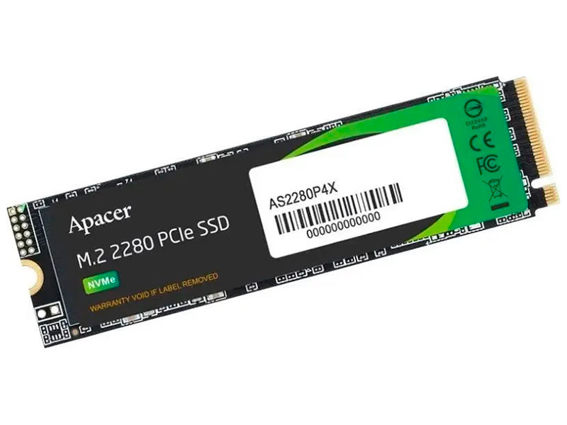 Изображение товара SSD накопитель Apacer M.2 AS2280P4 512 Гб PCIe высокая скорость надежность