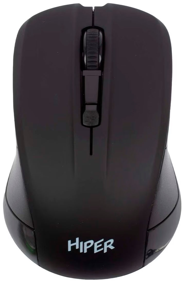 Изображение товара Беспроводная мышь Hiper HOMW-101-BT Bluetooth оптический сенсор 1600 DPI черный