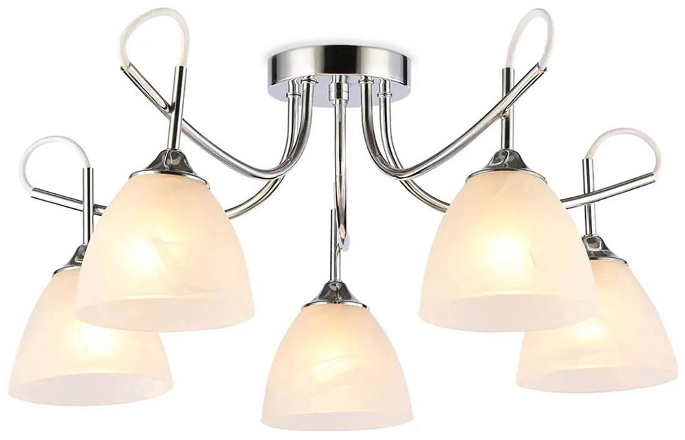 Изображение товара Классическая потолочная люстра Ambrella Light Traditional TR3042 для гостиной с 5 лампами