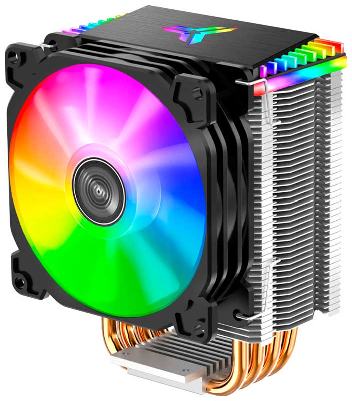 Изображение товара Кулер для процессора Jonsbo CR-1400 V2 ARGB Black с 4 тепловыми трубками и подсветкой