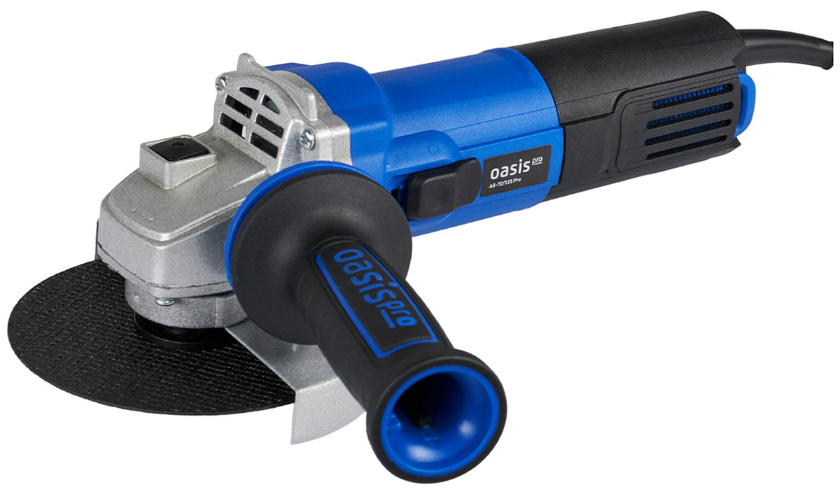 Изображение товара Угловая шлифовальная машина Oasis Pro AG-72/125 мощность 720Вт диск 125мм
