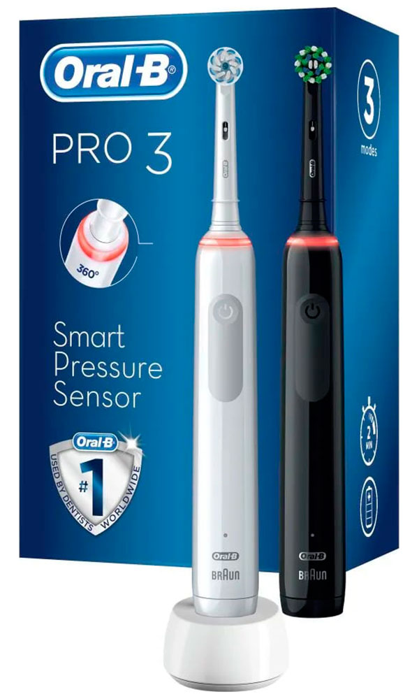 Электрическая зубная щетка Oral-B Oral B Pro 3 3900 duo Электрическая зубная щетка Oral-B Oral B Pro 3 3900 duo