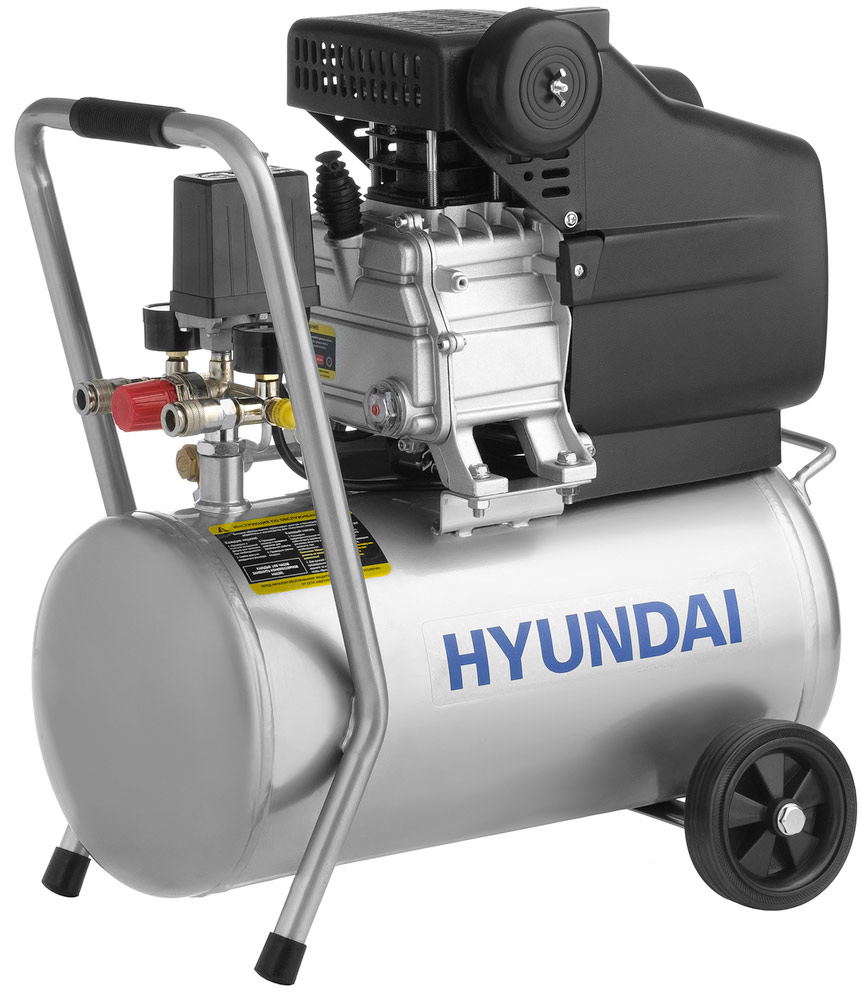 Изображение товара Масляный компрессор Hyundai НYC 23224LMS с коаксиальным приводом и ресивером 24 л