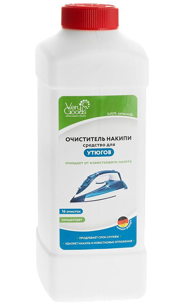 Изображение товара Очиститель накипи для утюгов Verygoods концентрированный, 1000 мл (VG-622)