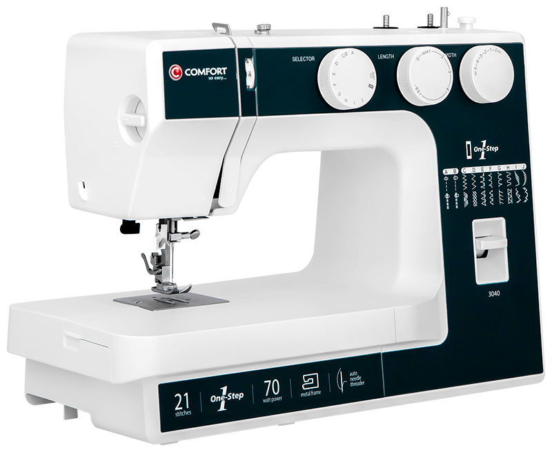 Изображение товара Швейная машина Comfort 3040 с 21 швейной операцией и автоматической заправкой