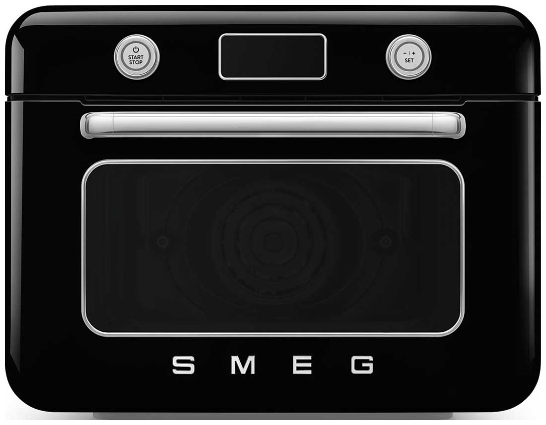 Изображение товара Мини-печь SMEG COF01BLEU с паром, конвекцией и грилем 30 л черная