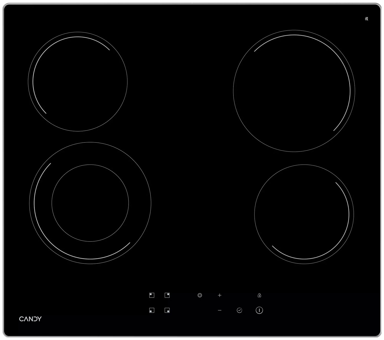 Изображение товара Электрическая варочная панель Candy CHXC64DAB с 4 конфорками сенсорным управлением