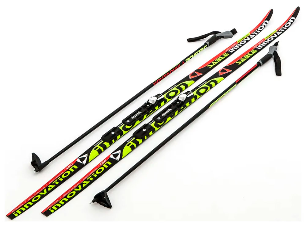 Изображение товара Лыжи беговые STC NNN Rottefella - 185 STEP Innovation, black/red/green