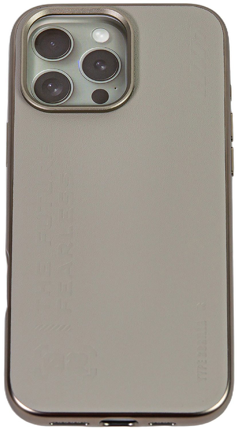 

Чехол с магнитным покрытием Type Gorilla Premium Magnetic iPhone 16 pro Max, Grey Leather (BL-T52-iP16PM-LTR-GR), Серый