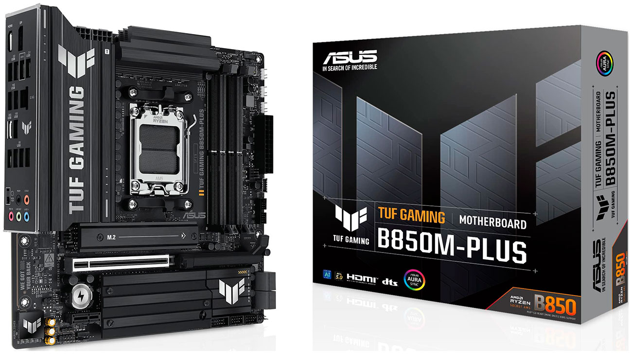 Материнская плата Asus TUF GAMING B850M-PLUS (AM5, mATX) Материнская плата Asus TUF GAMING B850M-PLUS (AM5, mATX)