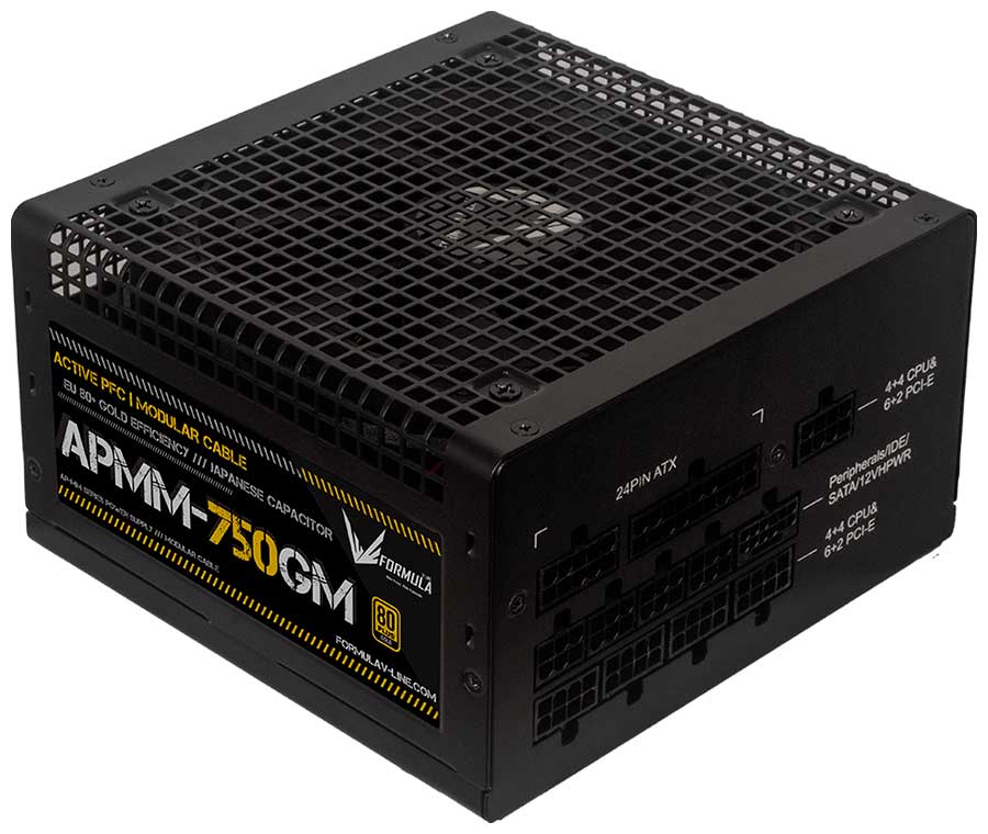 Изображение товара Блок питания Formula ATX 750W (APMM-750GM) Gold