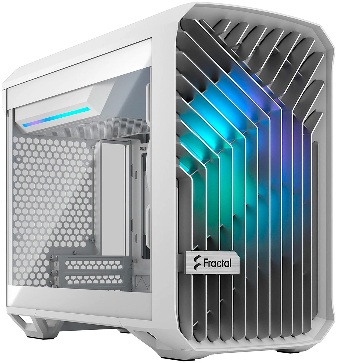 Изображение товара Компьютерный корпус Fractal Design Torrent Nano RGB TG Clear Tint White (FD-C-TOR1N-05)
