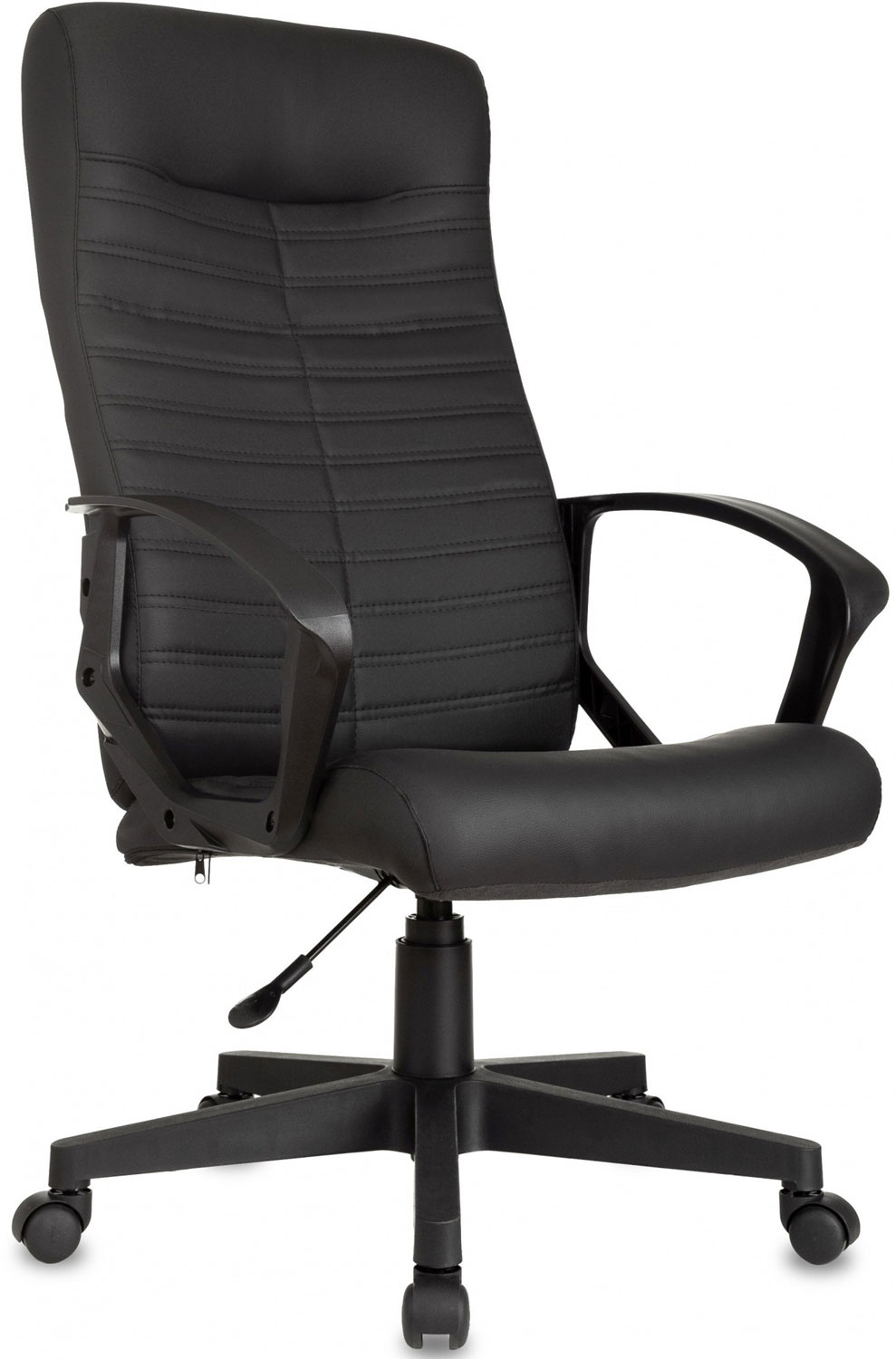 Изображение товара Кресло руководителя Бюрократ CH-480LT черное экокожа пластиковая крестовина