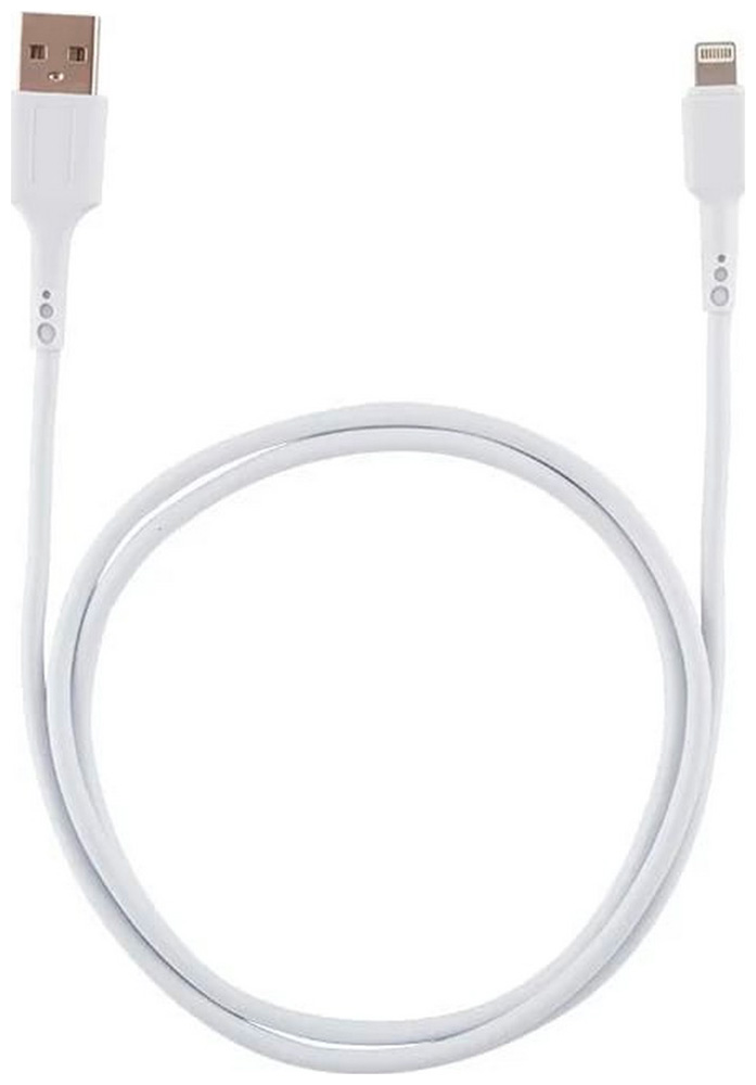 

Кабель USB Energy ET-05, USB/Lightning, белый (006289)