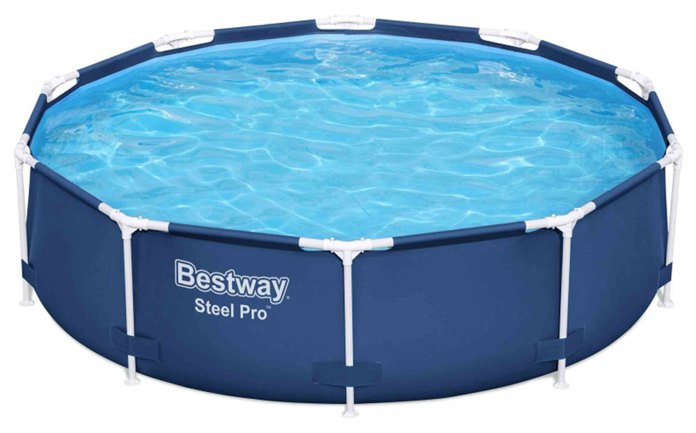 Изображение товара Каркасный бассейн BestWay Steel Pro, 305х76 см, 4678 л, фил.-насос 1249 л/ч (56679 BW) Изображение товара Каркасный бассейн BestWay Steel Pro, 305х76 см, 4678 л, фил.-насос 1249 л/ч (56679 BW)