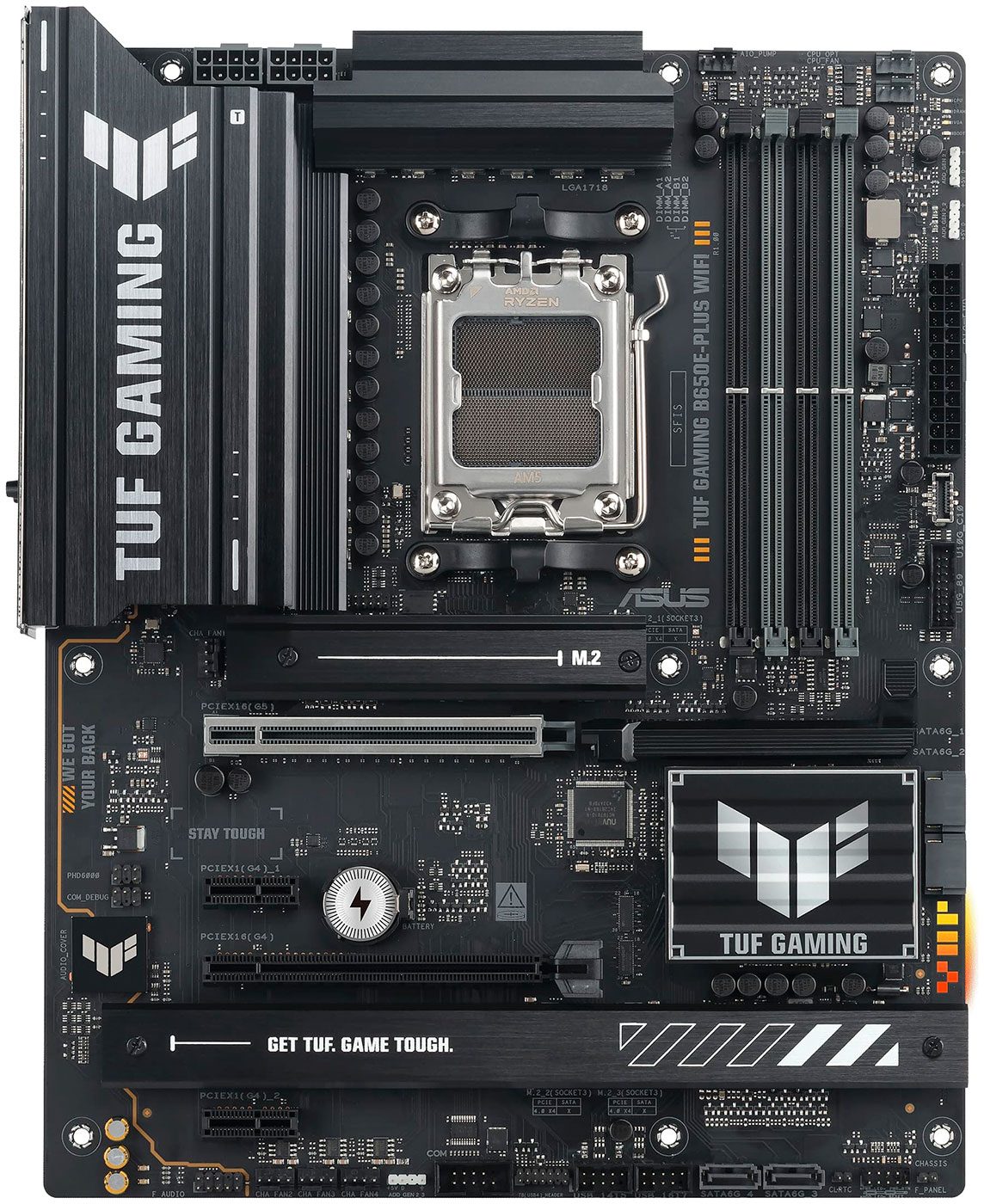 Изображение товара Материнская плата Asus TUF GAMING B650E-PLUS WIFI для процессоров AMD AM5 ATX