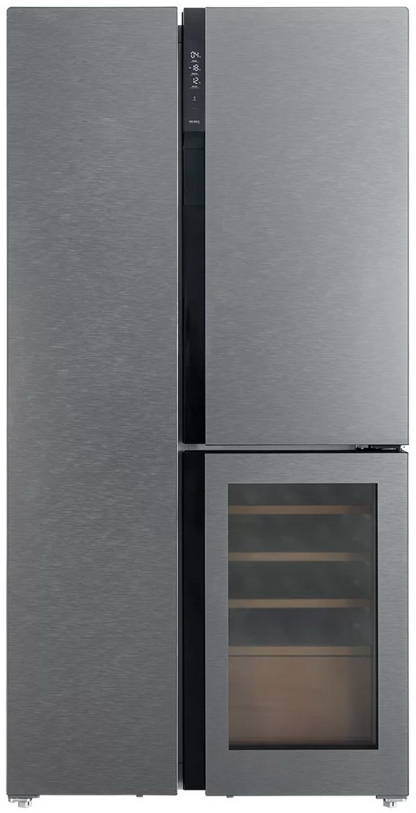 Изображение товара Холодильник Side-by-Side Millen MWD562SsGID с винной камерой 535л стильный и энергоэффективный