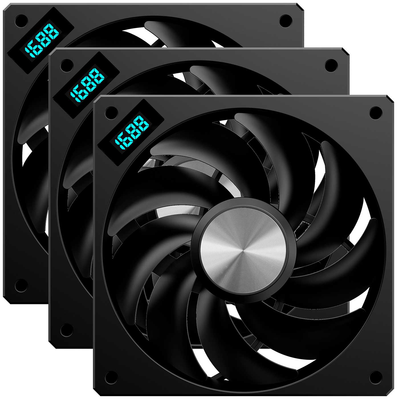 Изображение товара Вентилятор для корпуса 4FAN F23 Black 3 in 1 120mm (F2312B3)