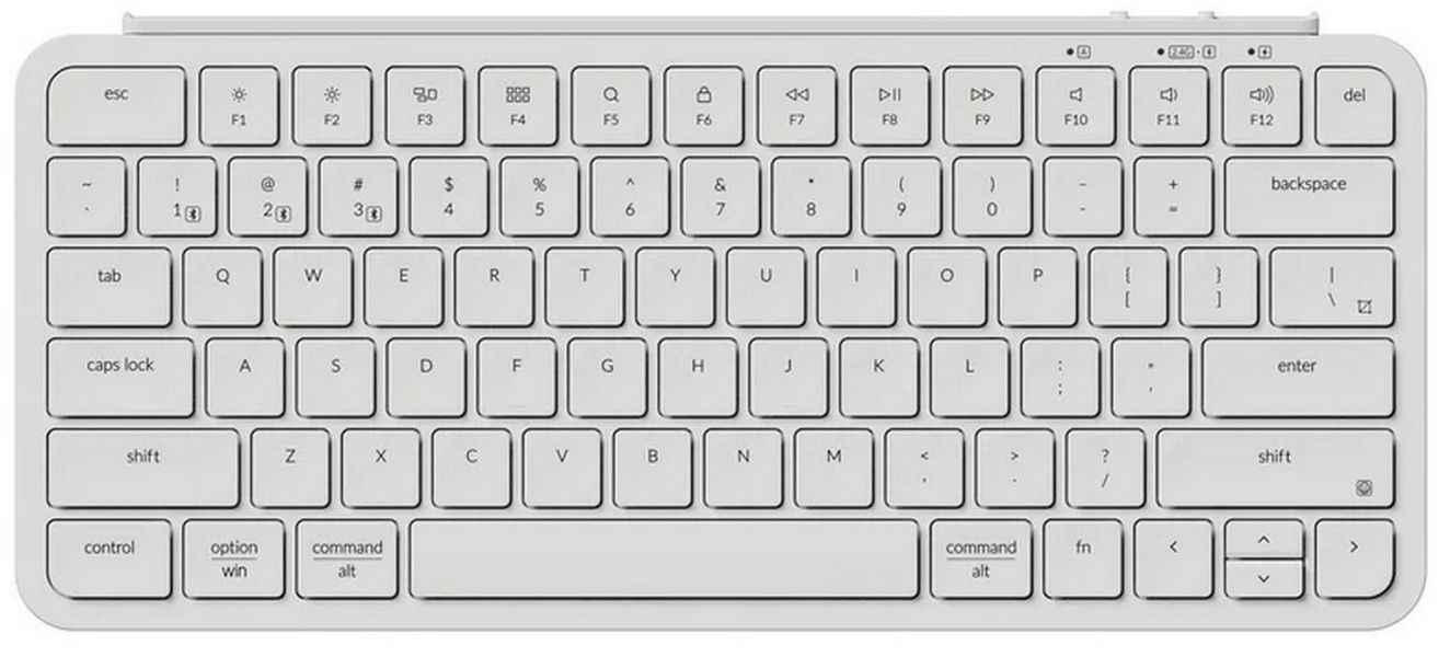 Изображение товара Беспроводная ультратонкая клавиатура Keychron B1 Pro 77 клавиш Bluetooth и 2,4 ГГц