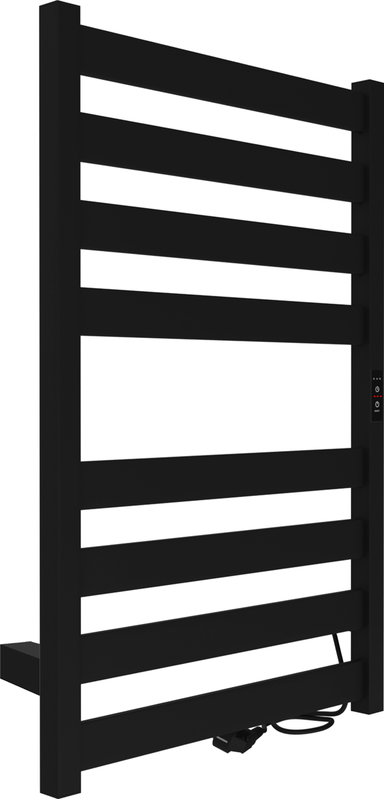 Изображение товара Электрический полотенцесушитель Indigo Oktava Slim 5 черный муар