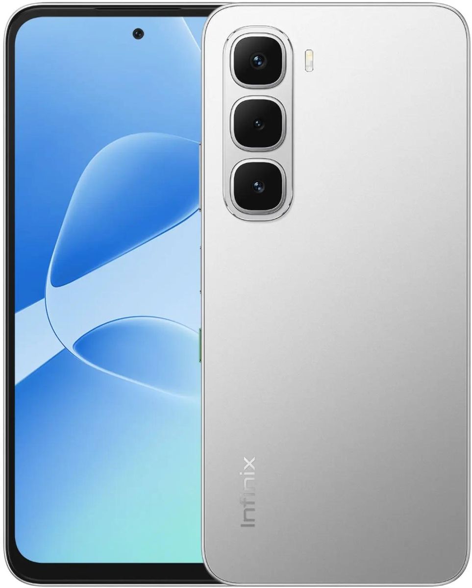 

Смартфон Infinix HOT 60i 8+256GB Titanium Silver, Серебристый