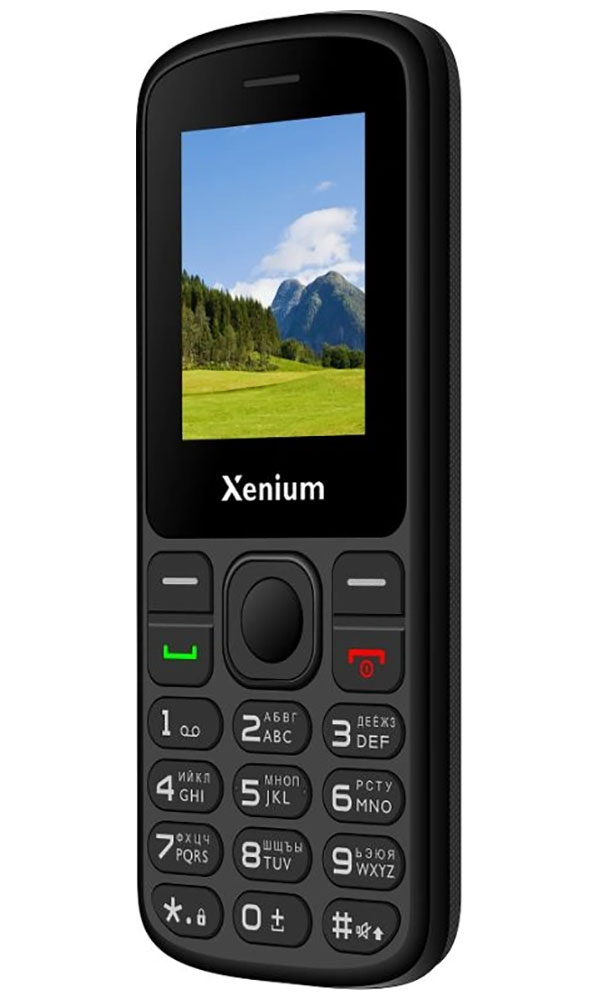 Изображение товара Мобильный телефон Philips Xenium X160 черный 2G с длительным временем работы
