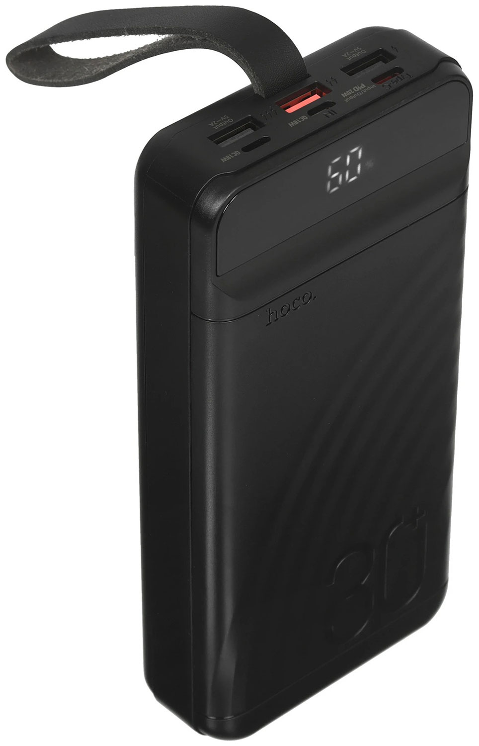 Изображение товара Портативный внешний аккумулятор Hoco J123B 30000 мАч Power Delivery цвет черный