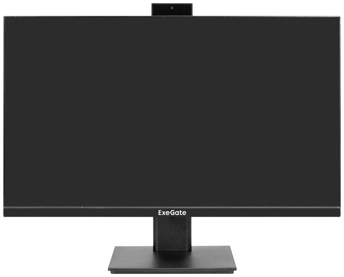 Изображение товара Монитор с веб-камерой ExeGate 27 WQHD IPS LED 75Hz 2Мп черный