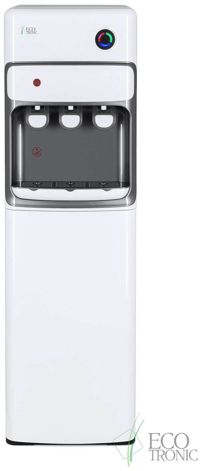 Изображение товара Кулер для воды Ecotronic K30-LXE White-Grey электрокулер с нижней загрузкой Изображение товара Кулер для воды Ecotronic K30-LXE White-Grey электрокулер с нижней загрузкой