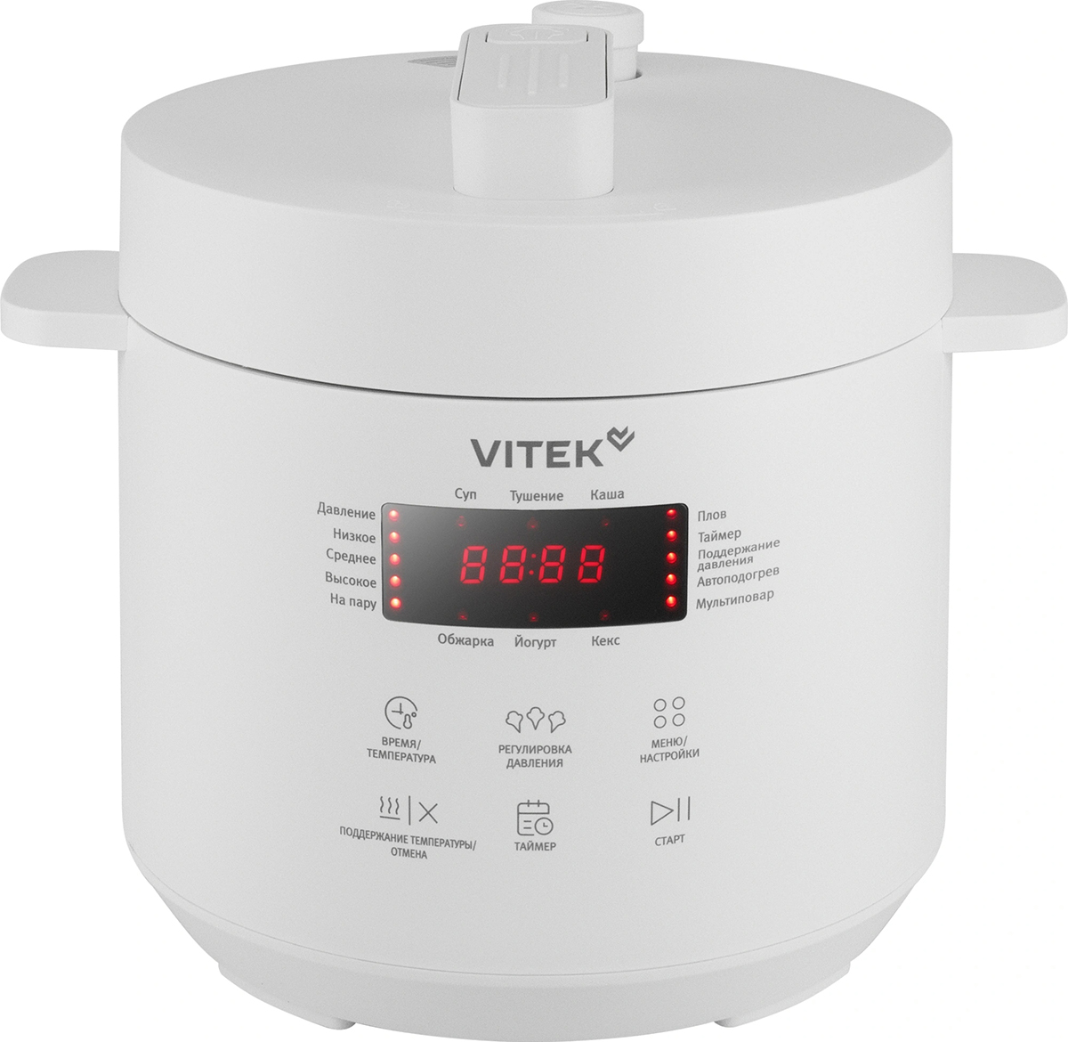Изображение товара Мультиварка-скороварка Vitek VT-MC0301, 3 л, 500 Вт, белый