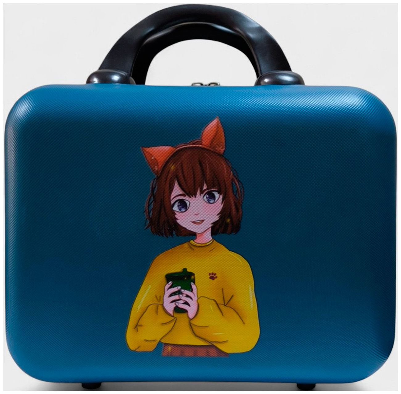 

Сумка дорожная с креплением на чемодан Lats Бьюти кейс, Аниме 2, синий