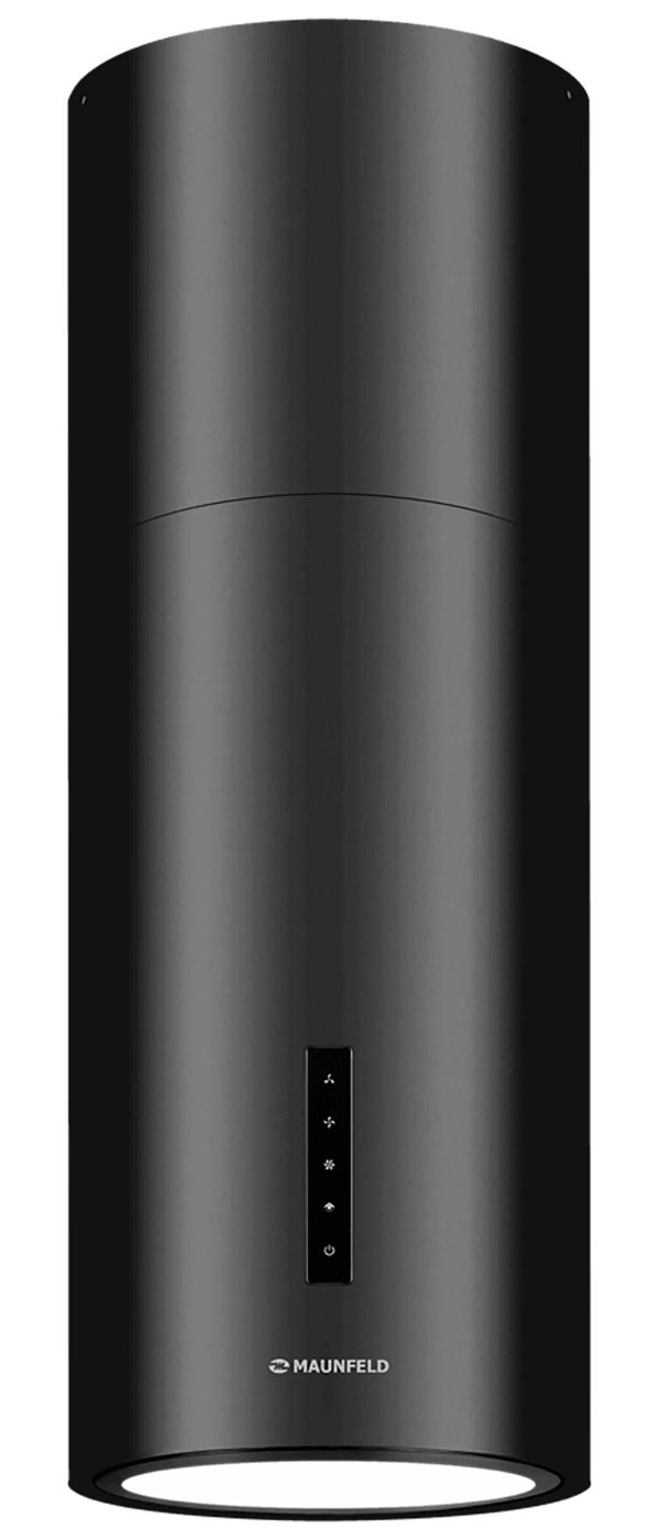 Изображение товара Вытяжка Maunfeld Ford 39 Isla Sensor LED черная - мощная и тихая кухонная вытяжка